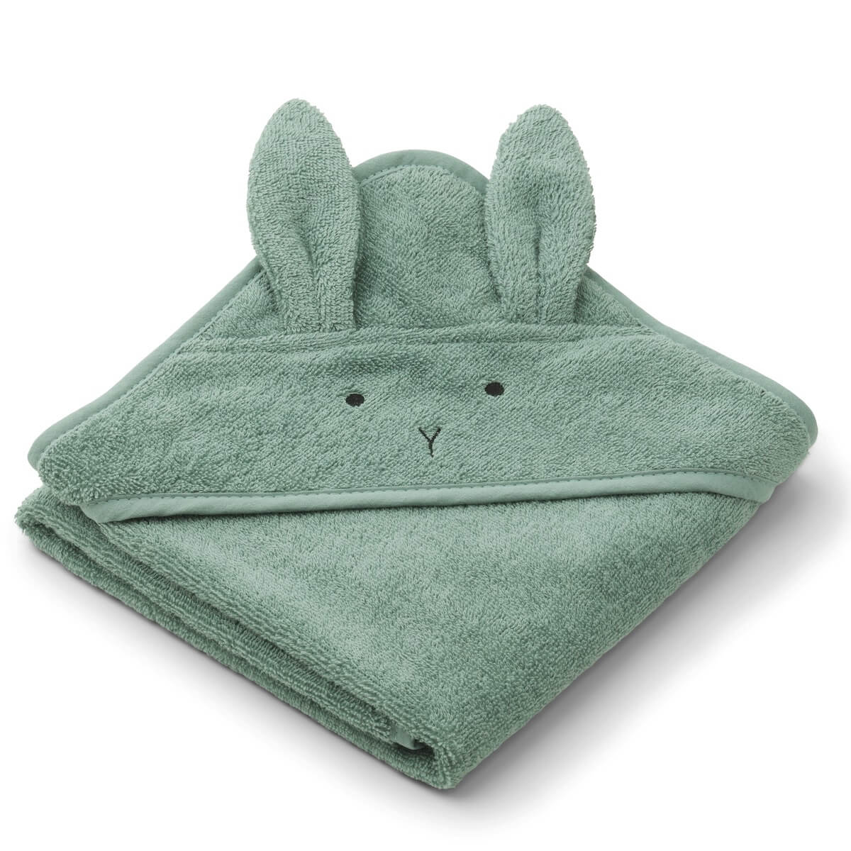 Kapuzenbadetuch Rabbit ALBERT Liewood peppermint