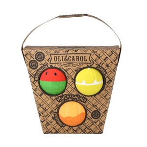 Kauspielzeug Obstsalat-Sensorikball Oli and Carol