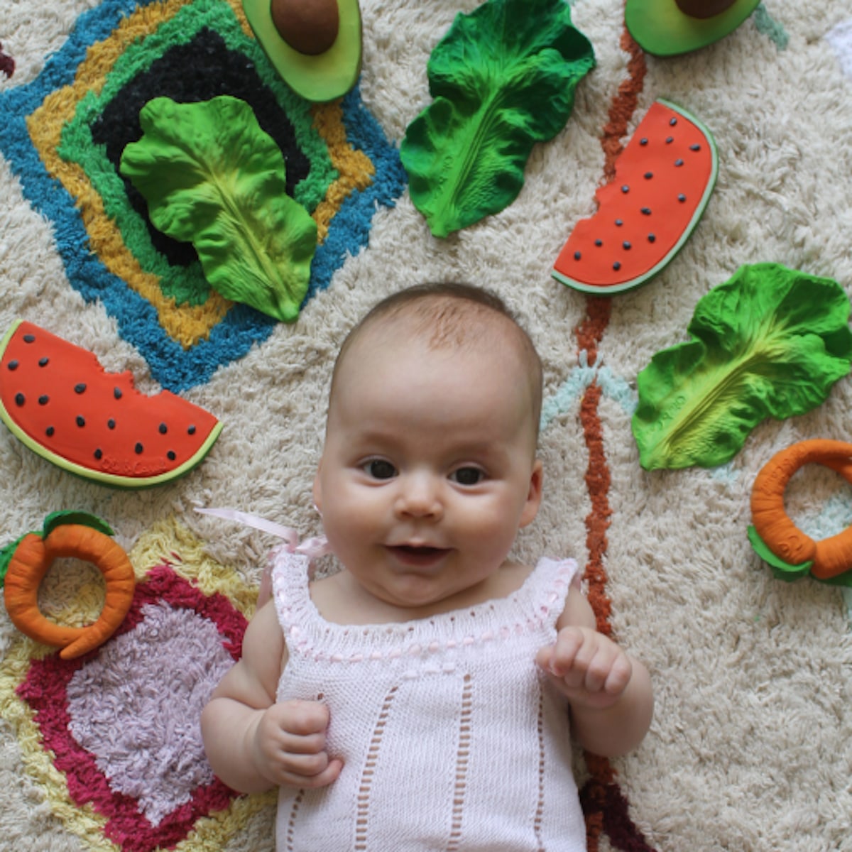 Kauspielzeug WALLY THE WATERMELON Oli and Carol rot