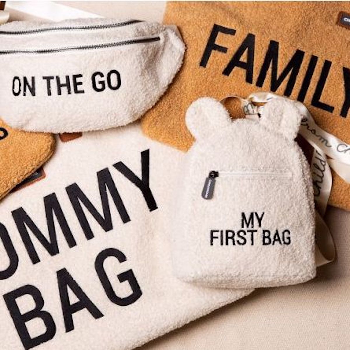 KIDS MY FIRST BAG TEDDY OFFWHITE LTD