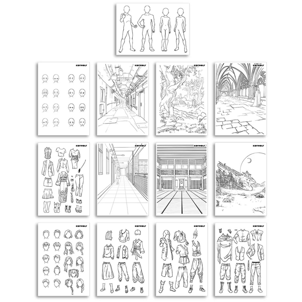 Kidydraw-pro A4 light table 2in1 Kidywolf Blue