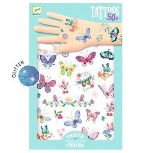Kinder Tattoos Schmetterling Djeco