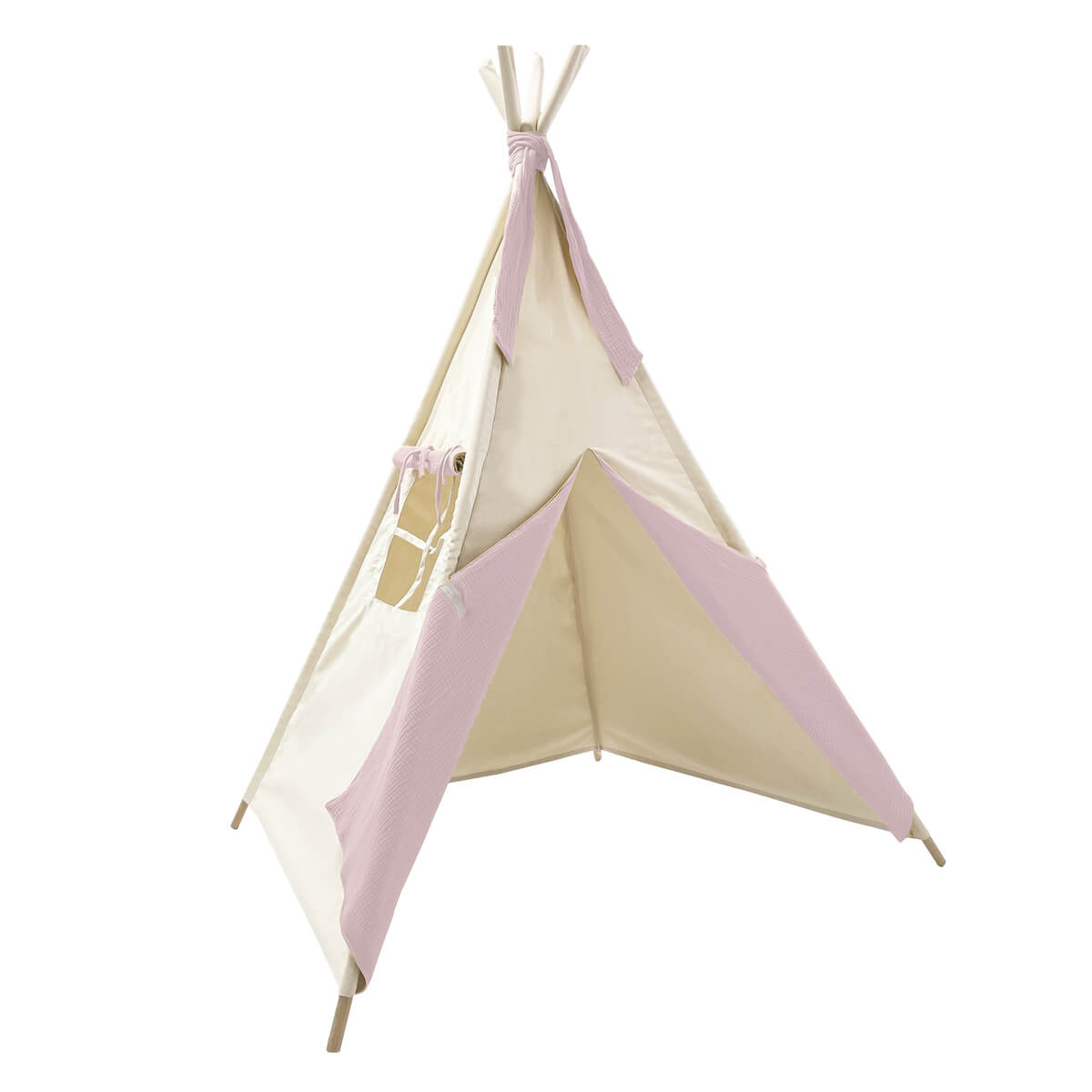 Kinder Tipi BOBBLE beige-rosa