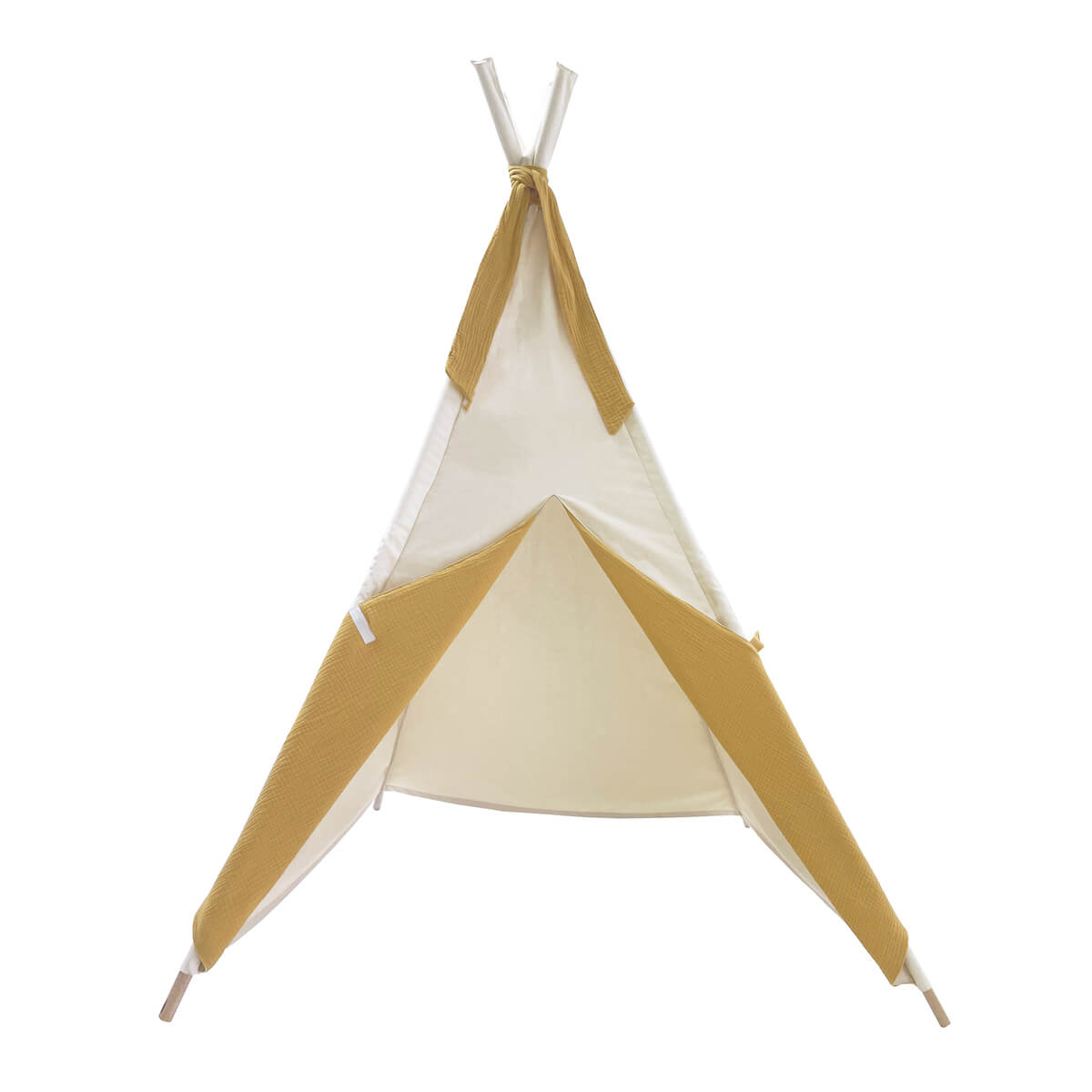Kinder Tipi BOBBLE beige-senf