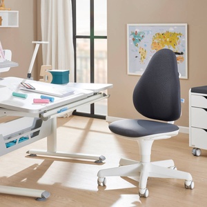 Kinder- und Jugendstuhl JOOKI, grün, weißes Gestell JOOKI Jugendstuhl Paidi 