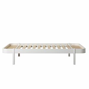 Kinderbett 120x200cm WOOD LOUNGER Oliver Furniture weiß