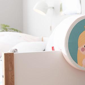 Kinderbett 200x90cm NOR Flexa Eiche-weiß