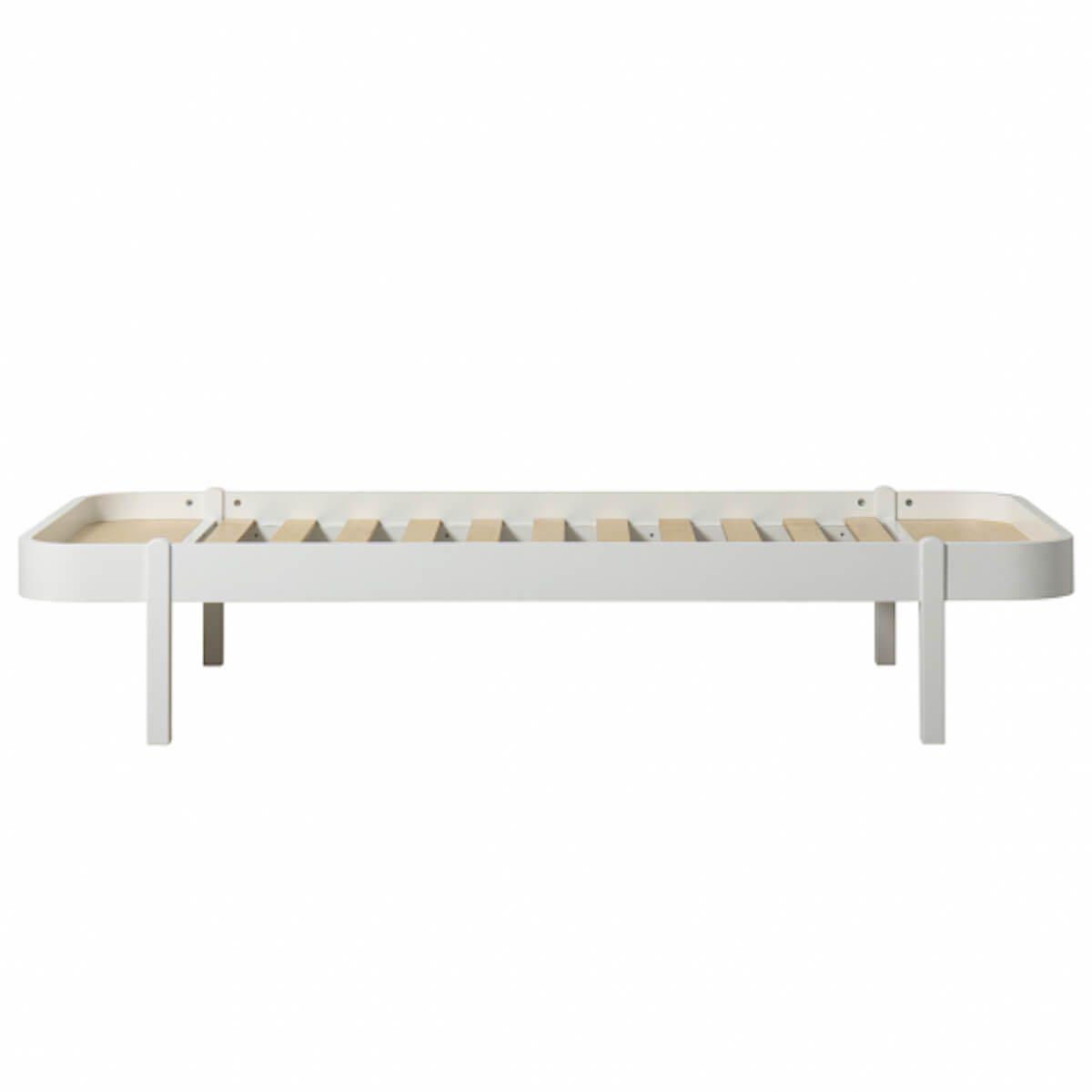 Kinderbett 90x200cm WOOD LOUNGER Oliver Furniture weiß