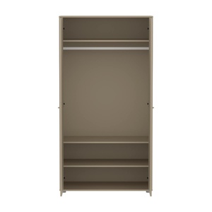 Kinderschrank 2 Türen mit Fußteil SAGA FLEXA Eiche Hafer