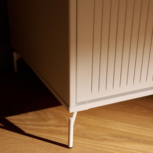 Kinderschrank mit 2 Türen und Fußteil SAGA FLEXA blanc