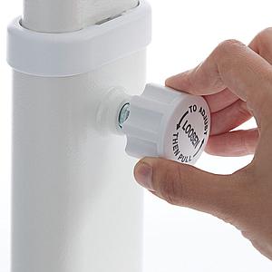 Kinderschreibtisch höhenverstellbar EVO Flexa weiß