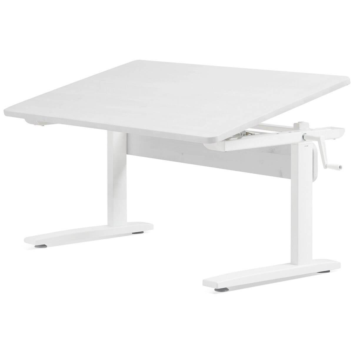 Kinderschreibtisch höhenverstellbar Flexa white wash 