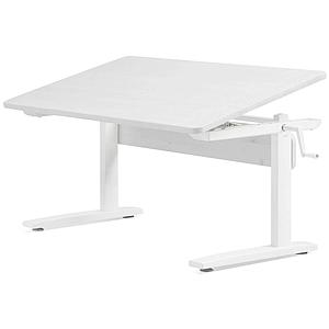 Kinderschreibtisch höhenverstellbar Flexa white wash 