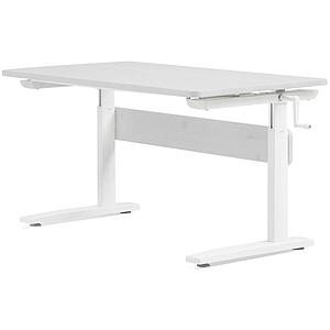 Kinderschreibtisch höhenverstellbar Flexa white wash 