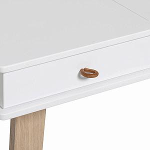 Kinderschreibtisch-Stuhl 72,6 cm WOOD Oliver Furniture weiß-Eiche