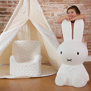 Kindersessel STARS weiß