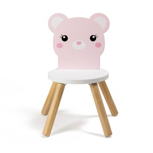 Kinderstuhl aus Holz mit Teddybär KIRUMY Eurekakids