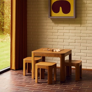 Kindertisch klein NOVA Flexa oak veneer plywood