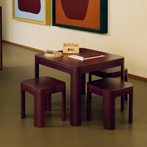 Kindertisch klein NOVA Flexa pomegranate plywood