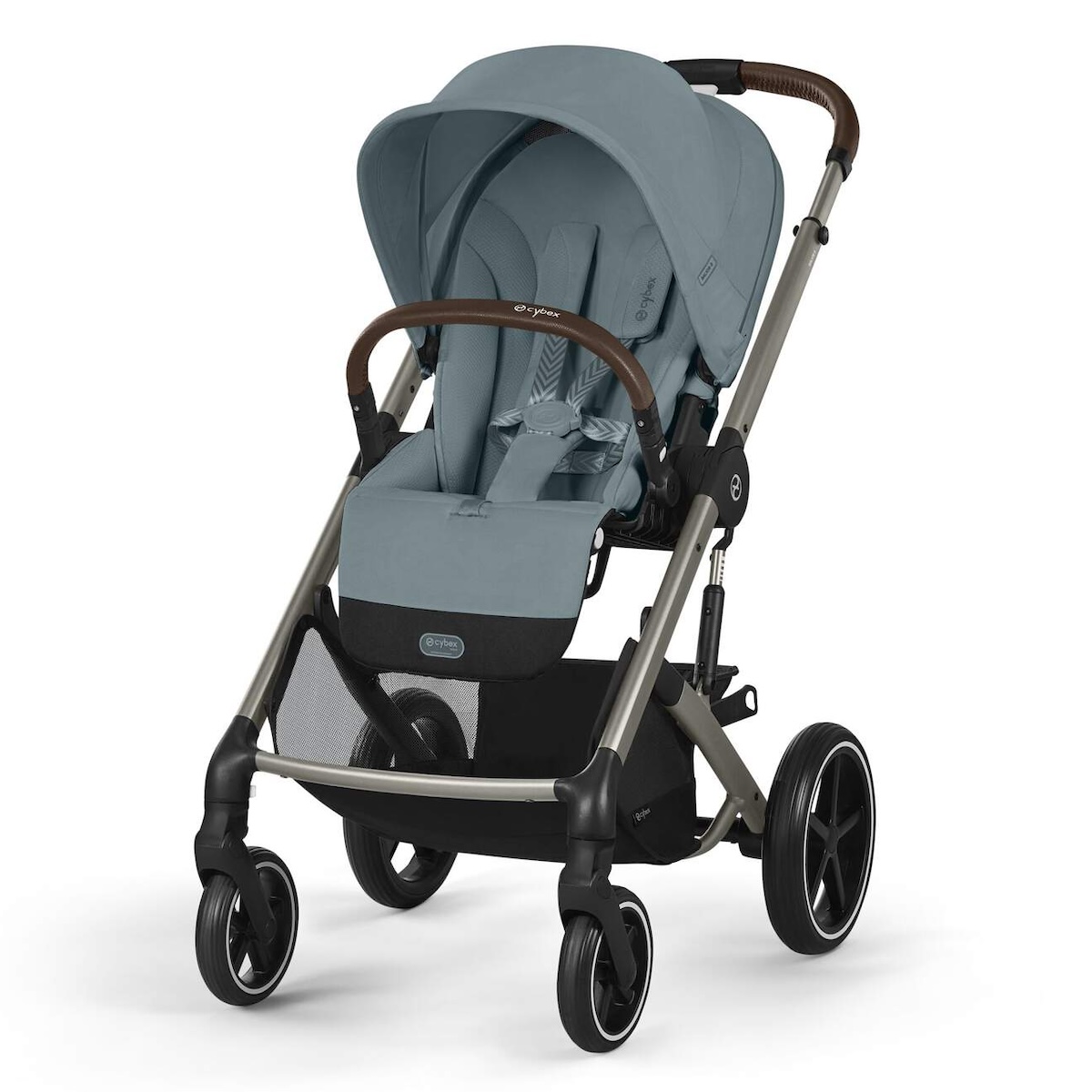 Kinderwagen BALIOS S LUX Cybex Taupe Stormy Blue light blue 