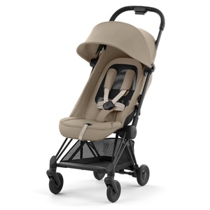 Kinderwagen COŸA Cybex Matt Black-Cozy Beige