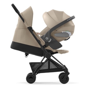 Kinderwagen COŸA Cybex Matt Black-Cozy Beige