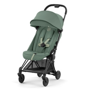 Kinderwagen COŸA Cybex Matt Black-Leaf Green