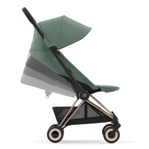Kinderwagen COŸA Cybex Rosegold-Leaf Green