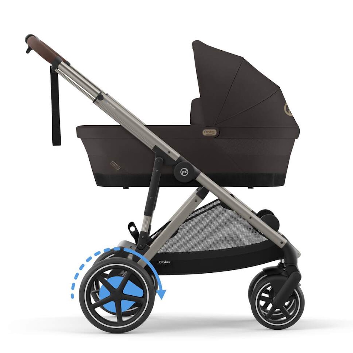 Kinderwagen eGAZELLE S Cybex Taupe Chocolat