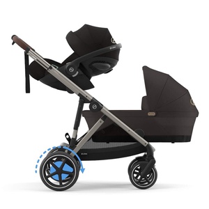 Kinderwagen eGAZELLE S Cybex Taupe Chocolat