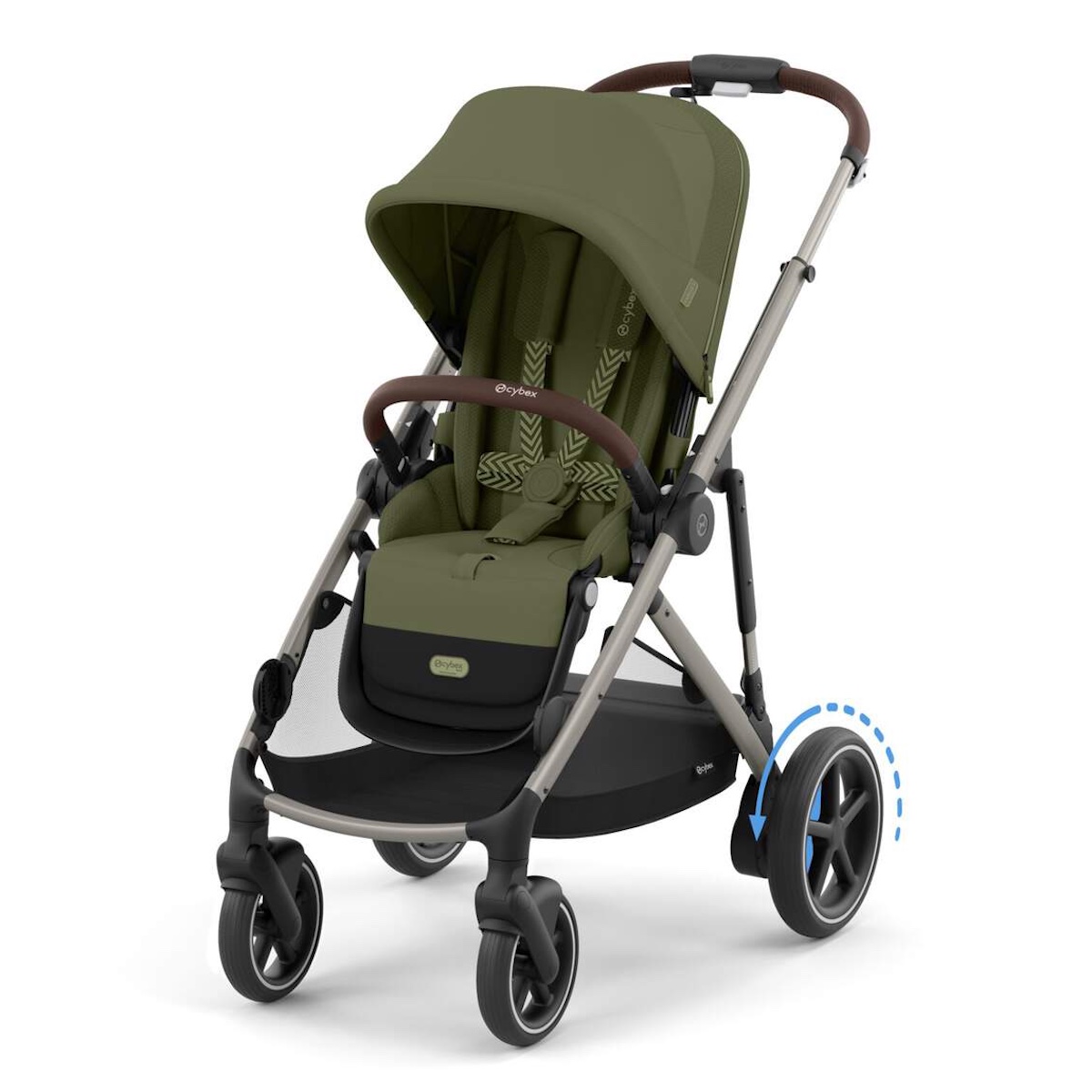 Kinderwagen eGAZELLE S Cybex Taupe Moss