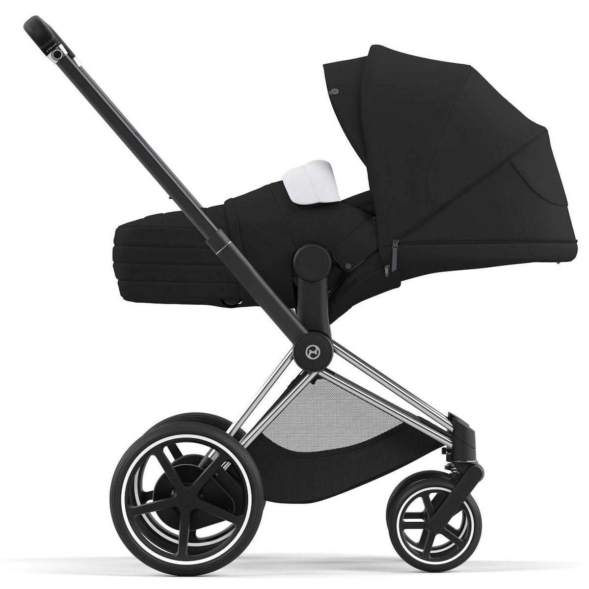 Kinderwagen Rahmen ePRIAM Cybex Chrome Black
