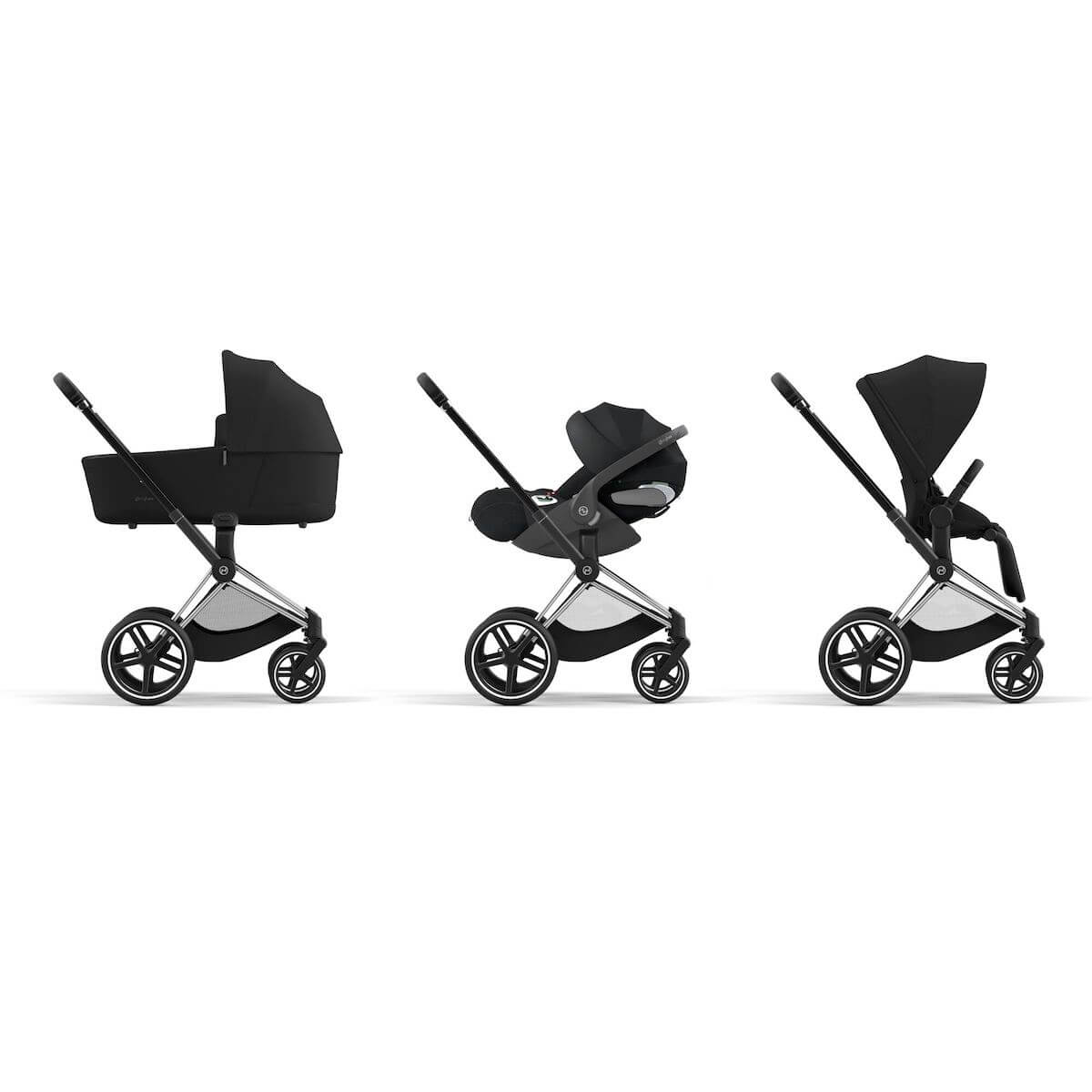 Kinderwagen Rahmen PRIAM Cybex Chrome Black
