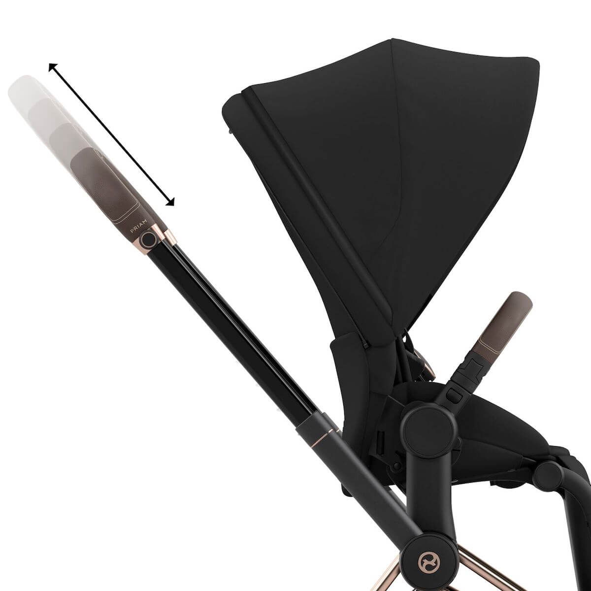 Kinderwagen Rahmen PRIAM Cybex Chrome Brown