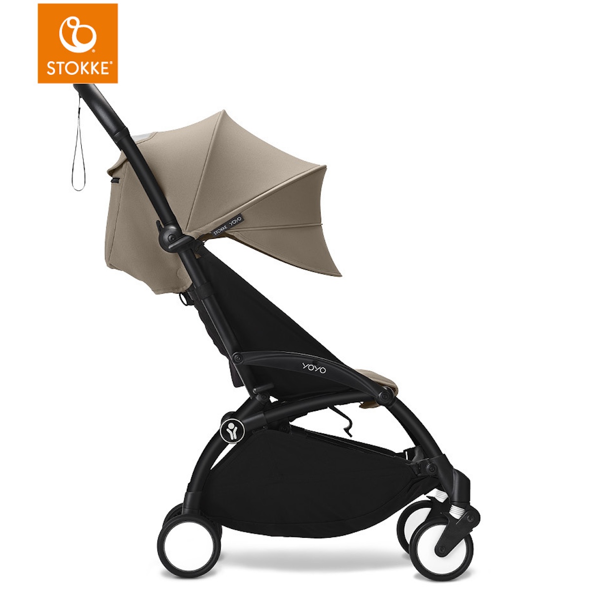 Kinderwagen STOKKE YOYO 3 6+ schwarz-taupe