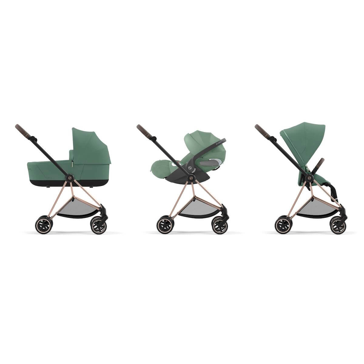 Kinderwagenaufsatz Lux MIOS Cybex Leaf Green