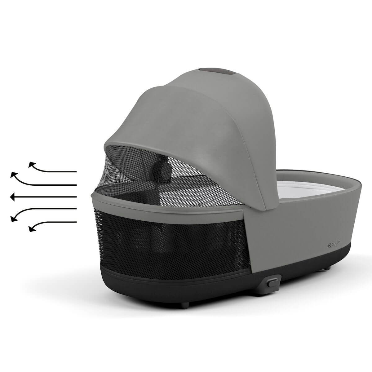 Kinderwagenaufsatz luxe PRIAM Cybex Mirage Grey