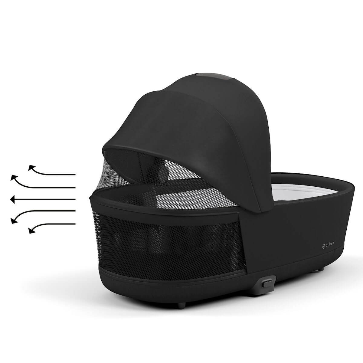 Kinderwagenaufsatz luxe PRIAM Cybex Sepia Black