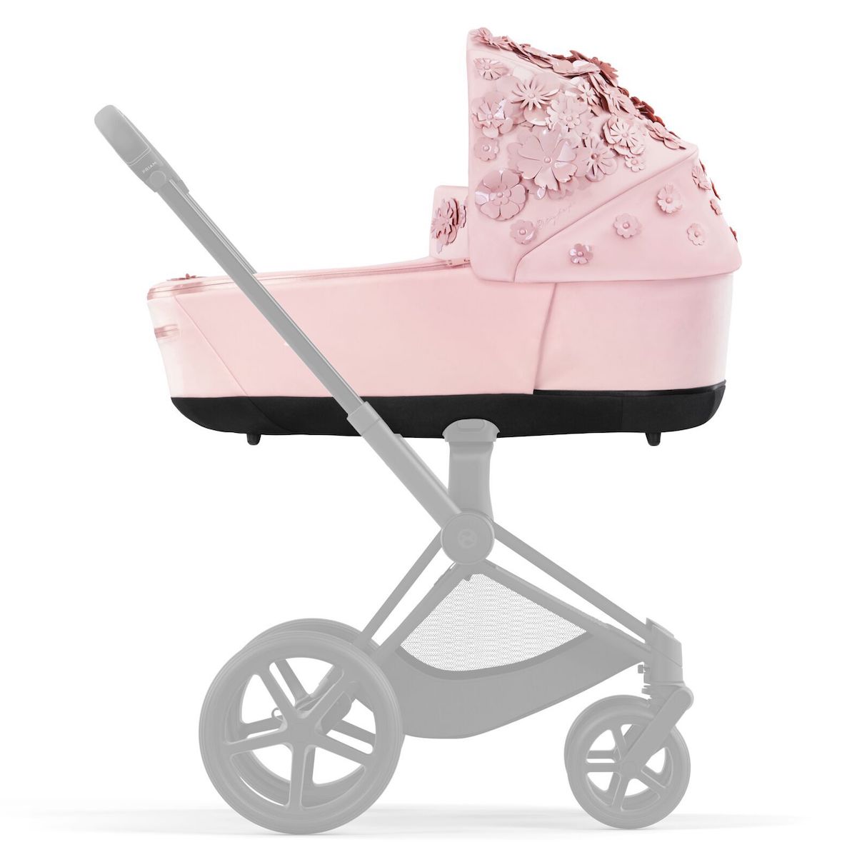 Kinderwagenaufsatz luxe PRIAM Cybex Simply Flowers pink