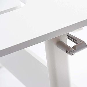 Kippbarer Kinderschreibtisch left up MOBY Flexa weiß