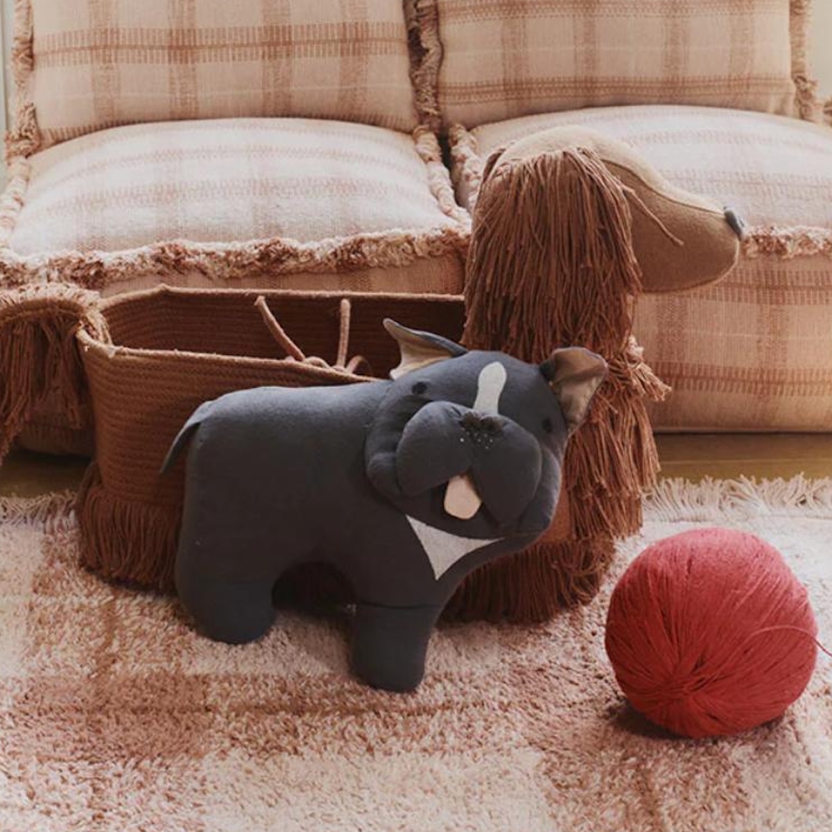 Kissen 34x37x15cm JIMMY Wouf wouf Lorena Canals