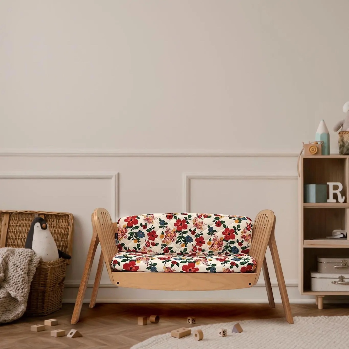 Kissen für Sitzbank KODO Charlie Crane Hibiskus