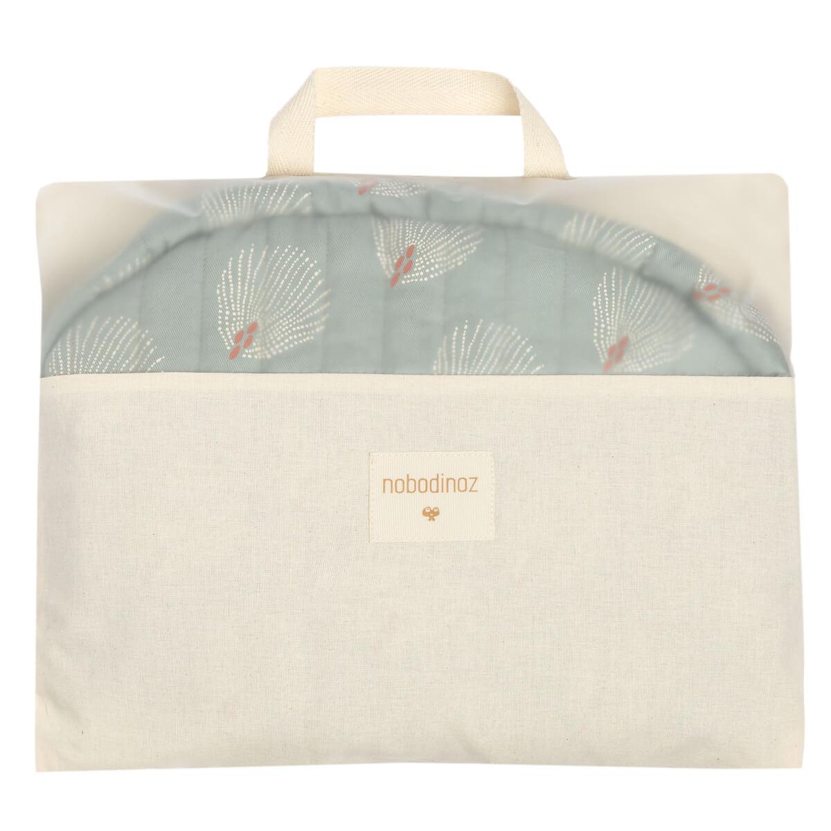 Kissen Hochstuhl GROWING GREEN Nobodinoz white gatsby-antique green