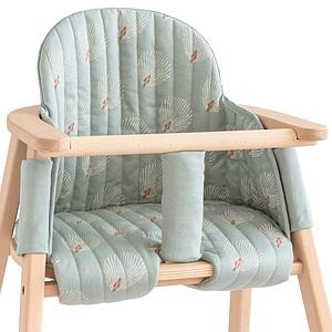 Kissen Hochstuhl GROWING GREEN Nobodinoz white gatsby-antique green