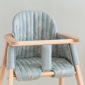 Kissen Hochstuhl GROWING GREEN Nobodinoz white gatsby-antique green