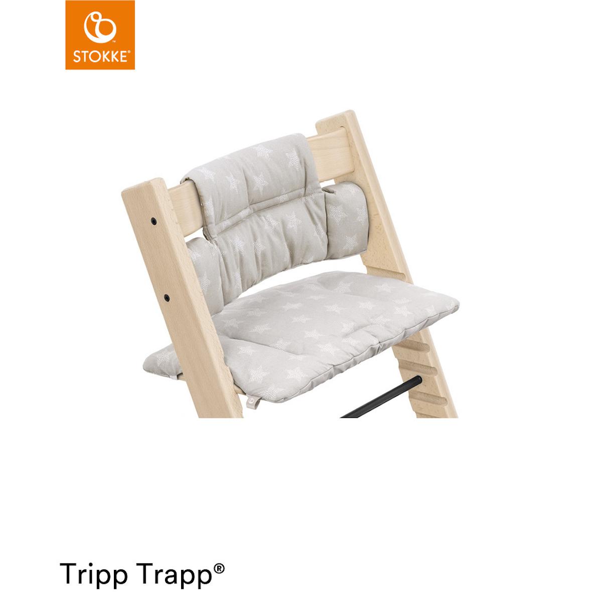 Kissen Hochstuhl TRIPP TRAPP Stokke Stars silver
