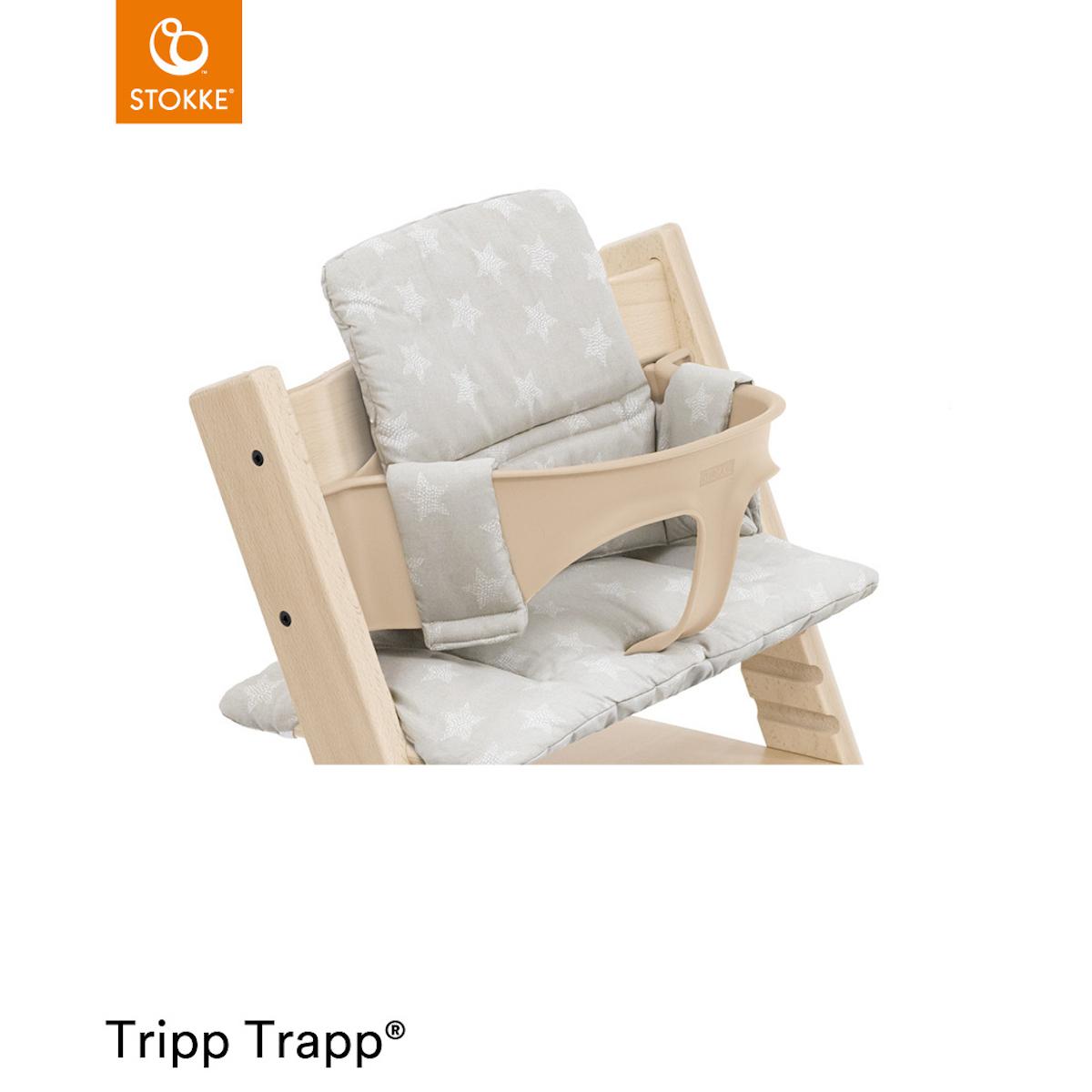 Kissen Hochstuhl TRIPP TRAPP Stokke Stars silver