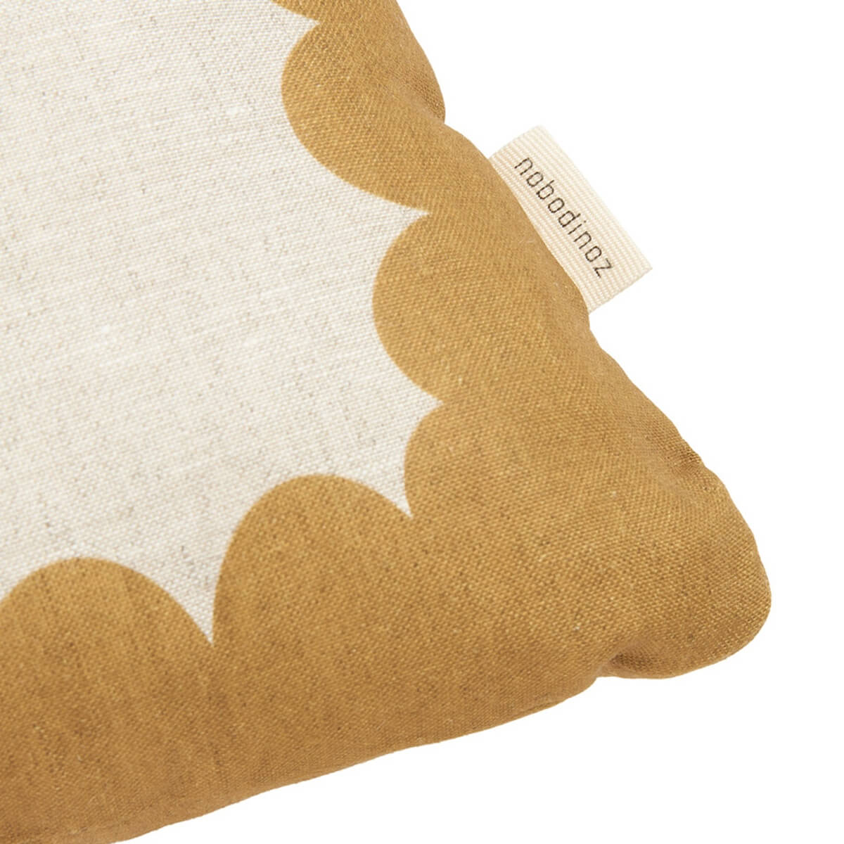 Kissen VIBES L 45x30cm Nobodinoz Mustard