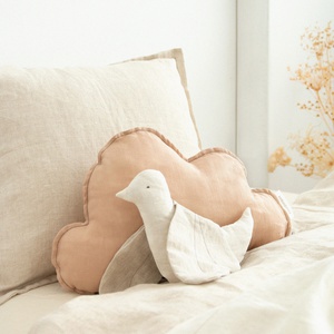 Kissen Wolke Leinen FRANZÖSISCH Nobodinoz Sand