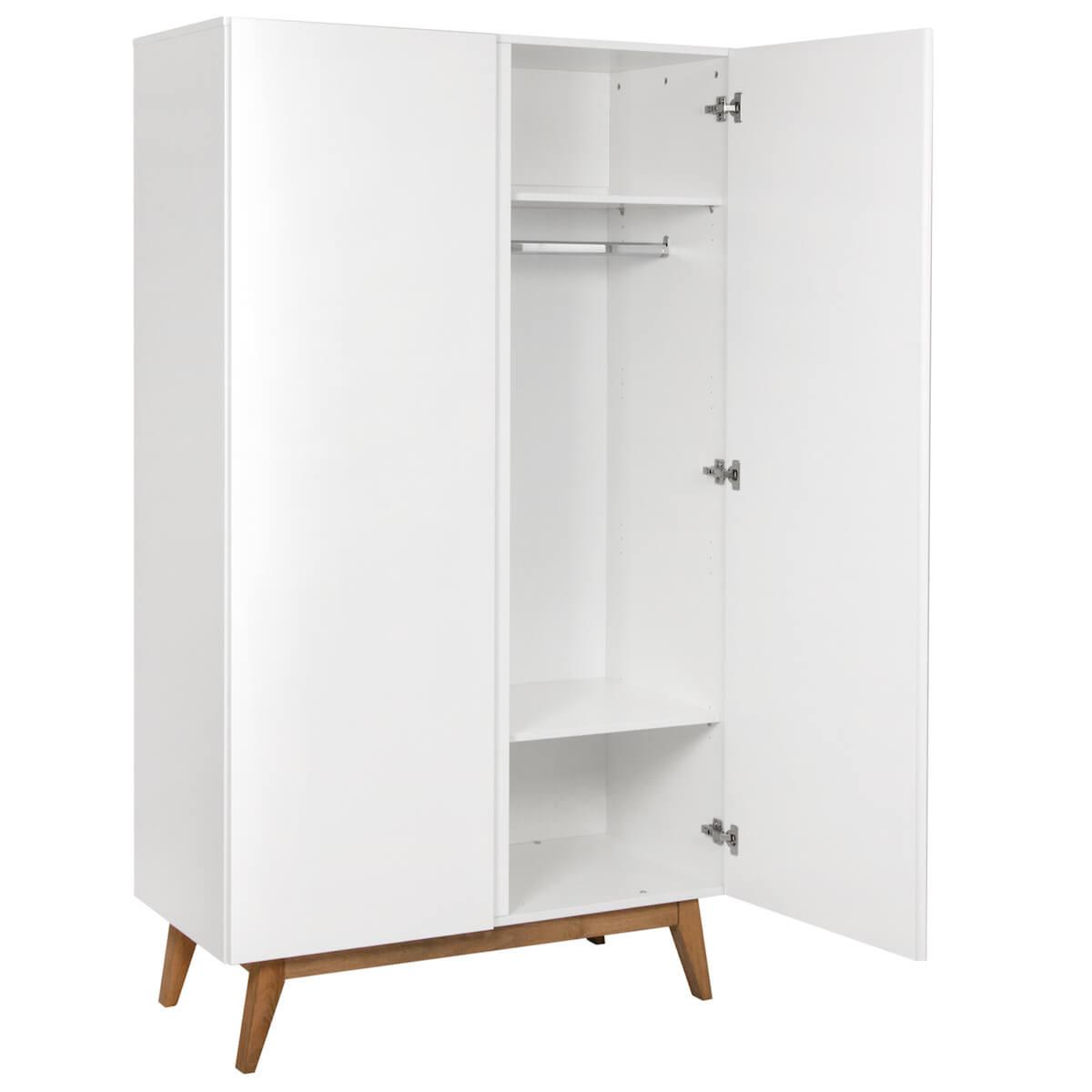 Kleiderschrank 110x198cm TRENDY Quax weiß